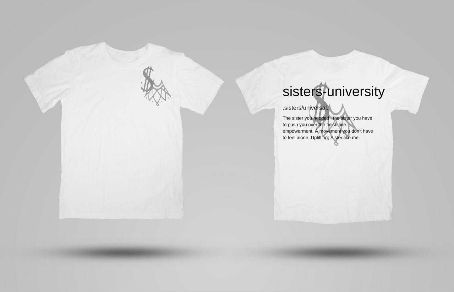 Sisters University Tshirt! (Black)