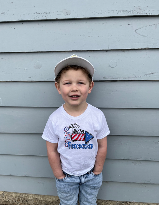 Little Mister Firecracker T-shirt!